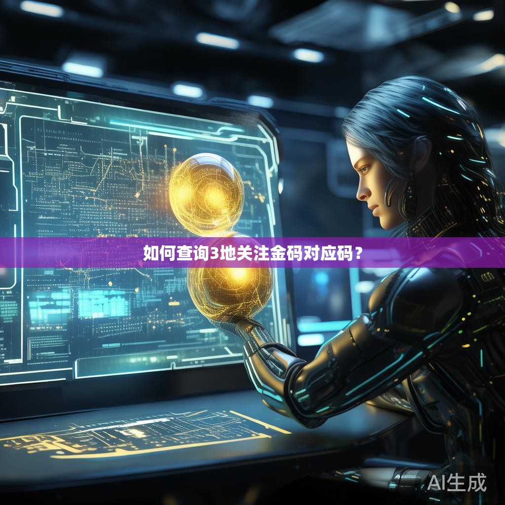 如何查询3地关注金码对应码？