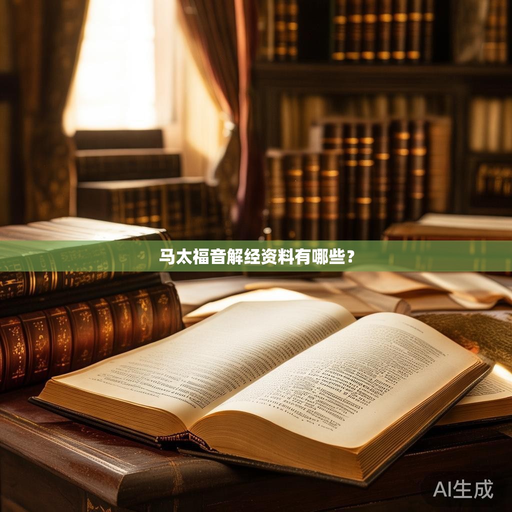 马太福音解经资料有哪些？