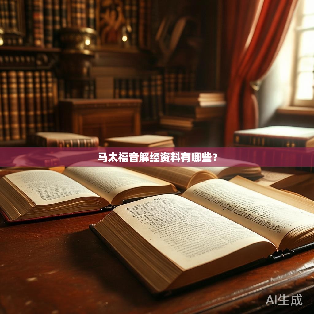 马太福音解经资料有哪些？