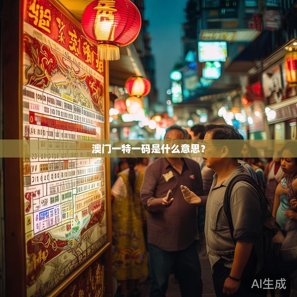 澳门一特一码是什么意思？
