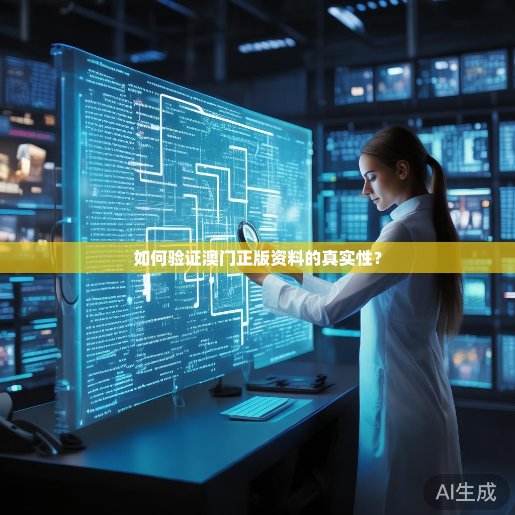 如何验证澳门正版资料的真实性？