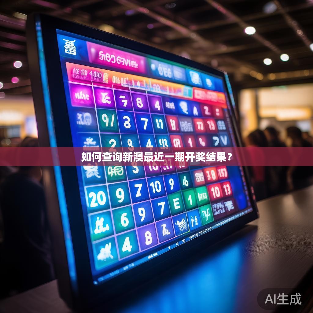 如何查询新澳最近一期开奖结果？