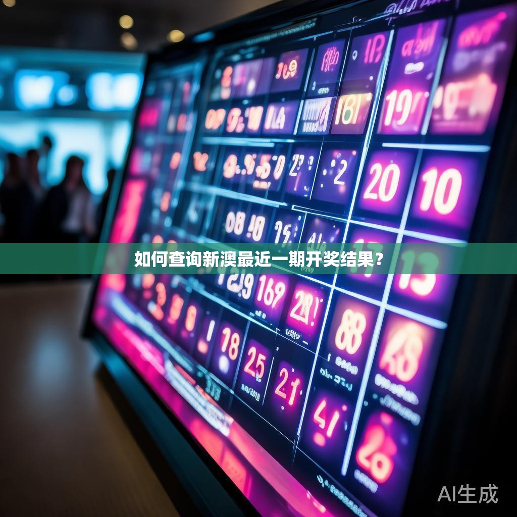 如何查询新澳最近一期开奖结果？