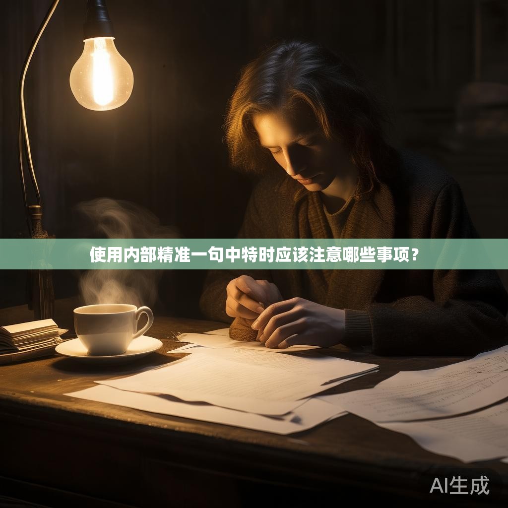 使用内部精准一句中特时应该注意哪些事项？