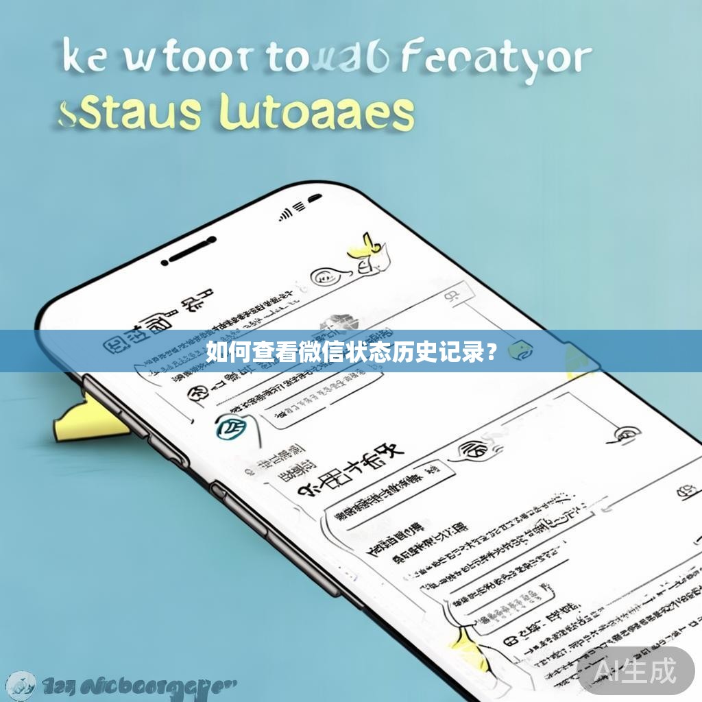 如何查看微信状态历史记录？