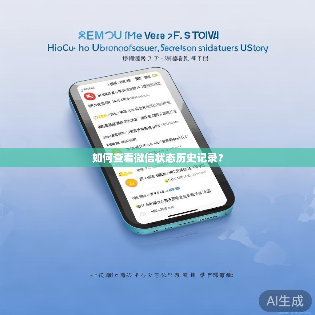 如何查看微信状态历史记录？
