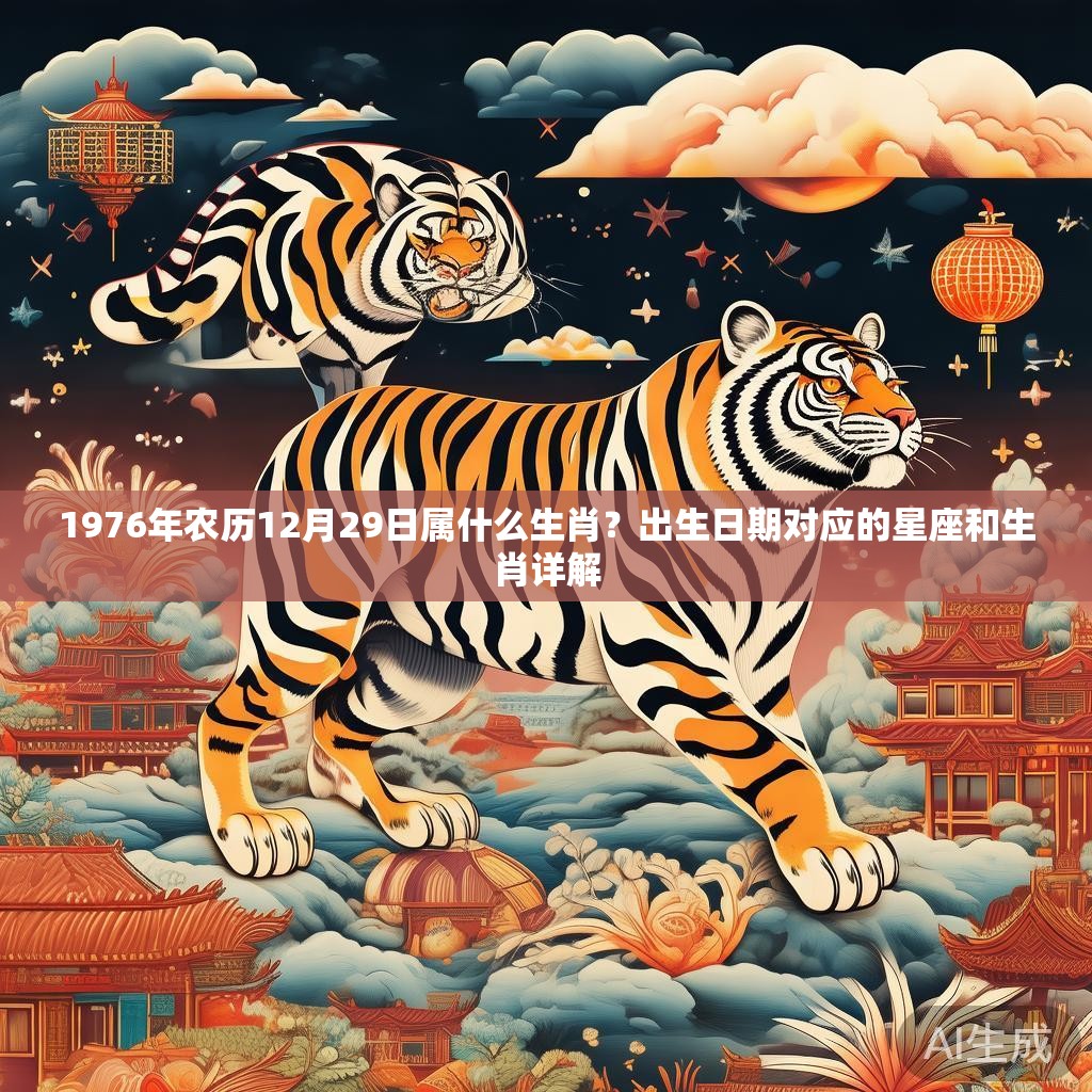 1976年农历12月29日属什么生肖?出生日期对应的星座和生肖详解 1976年农历12月29日属什么生肖?出生日期对应的星座和生肖详解