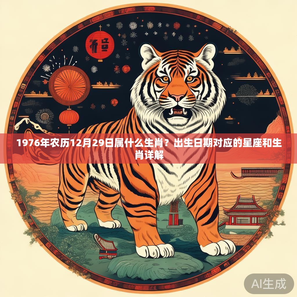 1976年农历12月29日属什么生肖?出生日期对应的星座和生肖详解 1976年农历12月29日属什么生肖?出生日期对应的星座和生肖详解