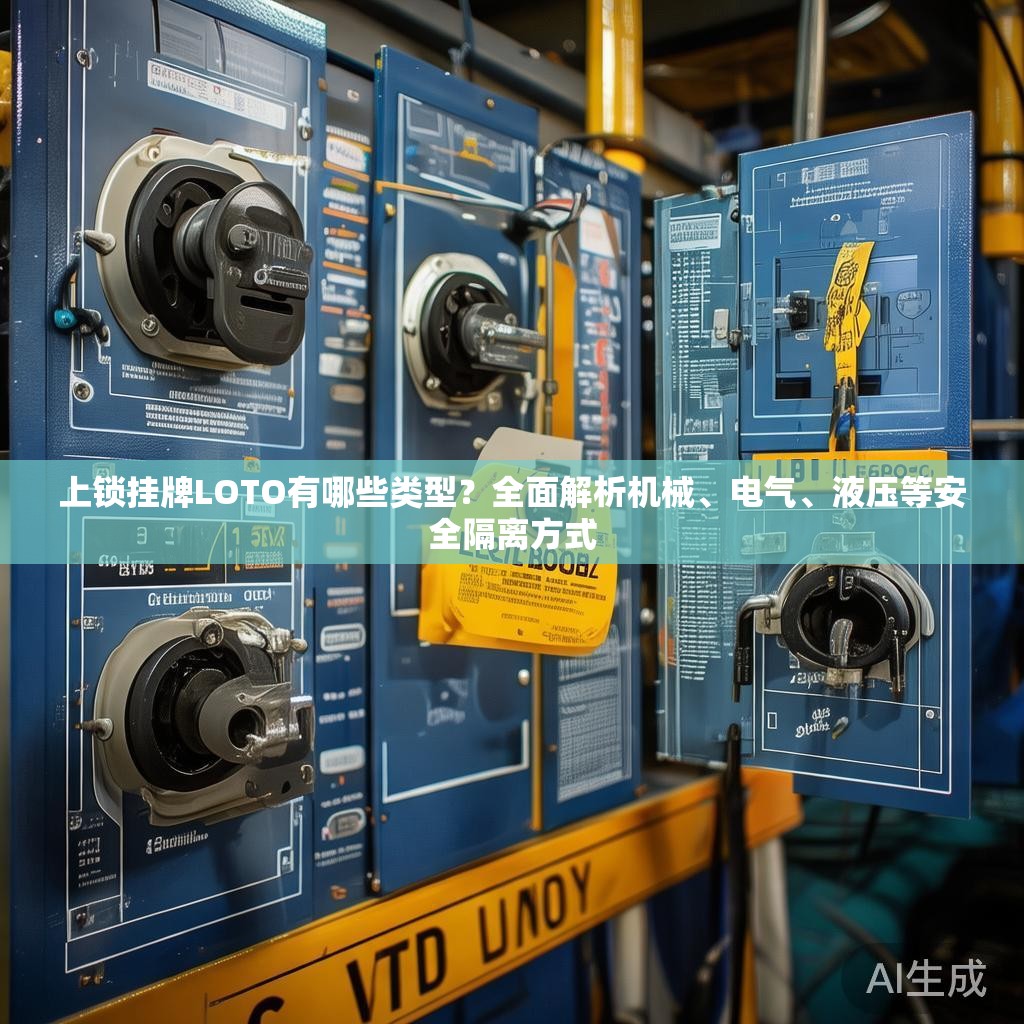 上锁挂牌LOTO有哪些类型？全面解析机械、电气、液压等安全隔离方式