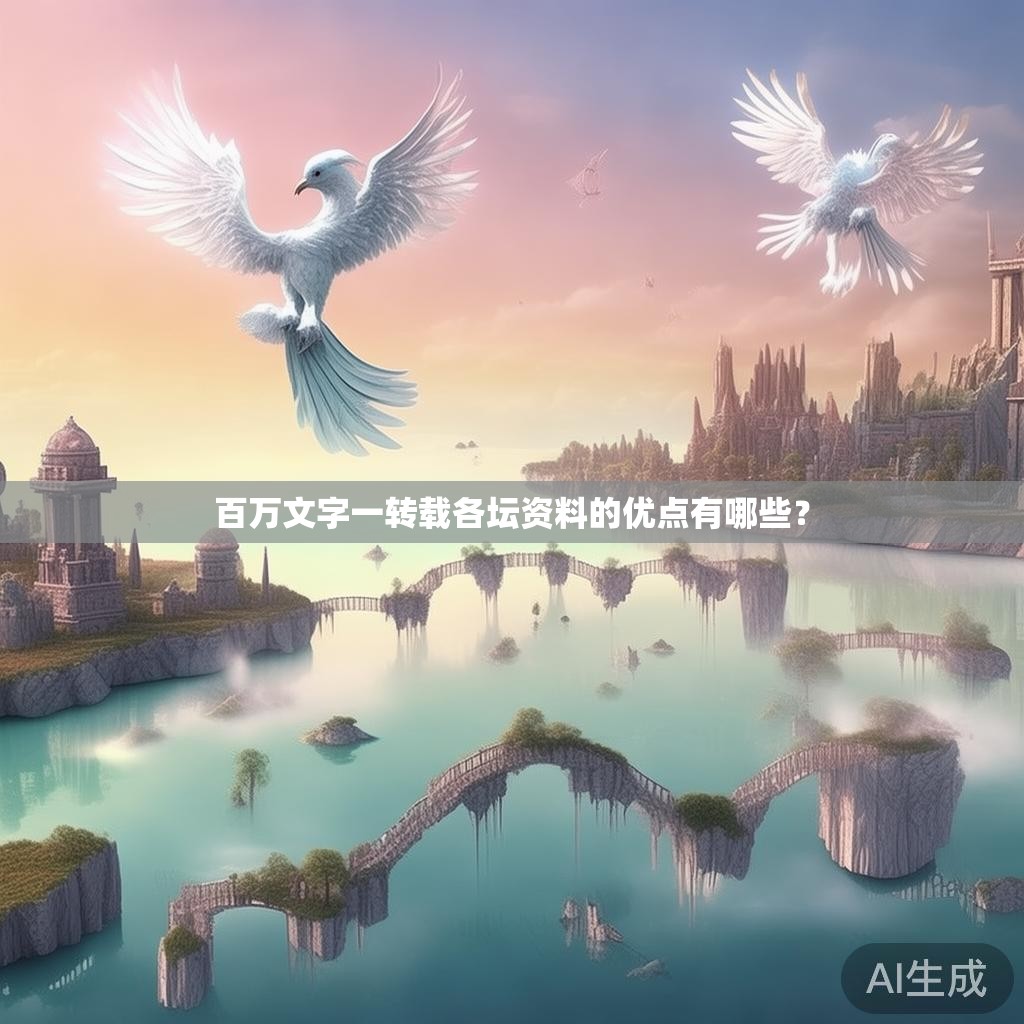 百万文字一转载各坛资料的优点有哪些？