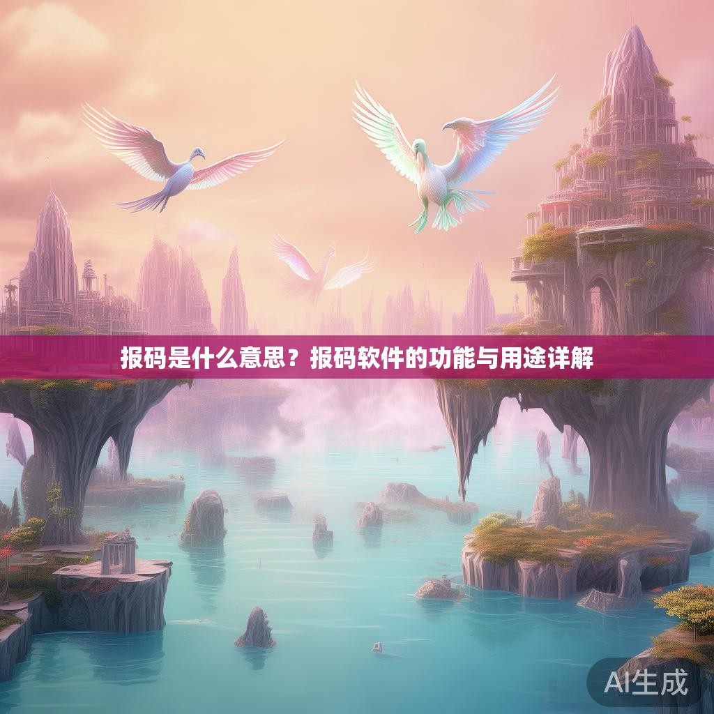 报码是什么意思？报码软件的功能与用途详解