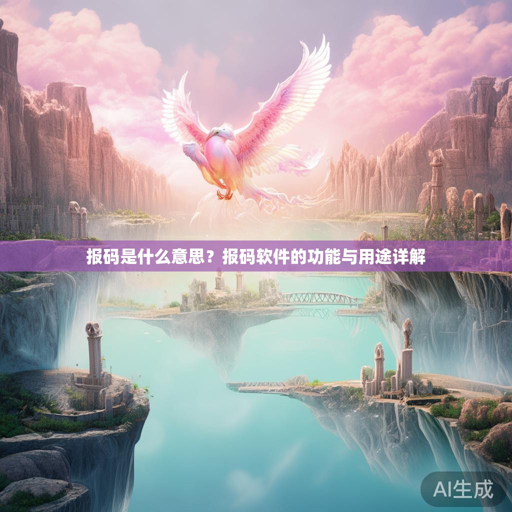 报码是什么意思？报码软件的功能与用途详解