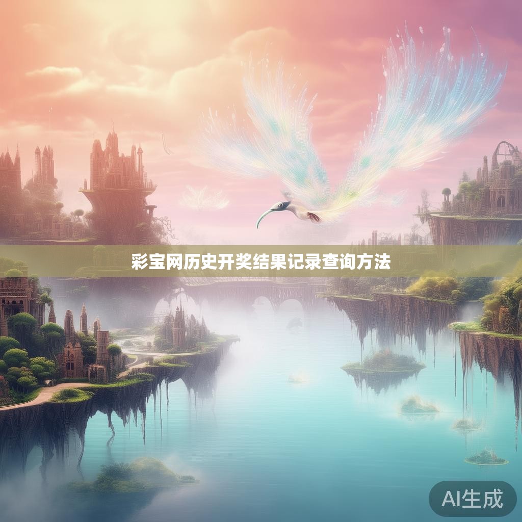 彩宝网历史开奖结果记录查询方法