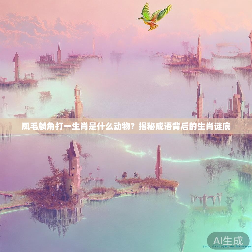 凤毛麟角打一生肖是什么动物？揭秘成语背后的生肖谜底