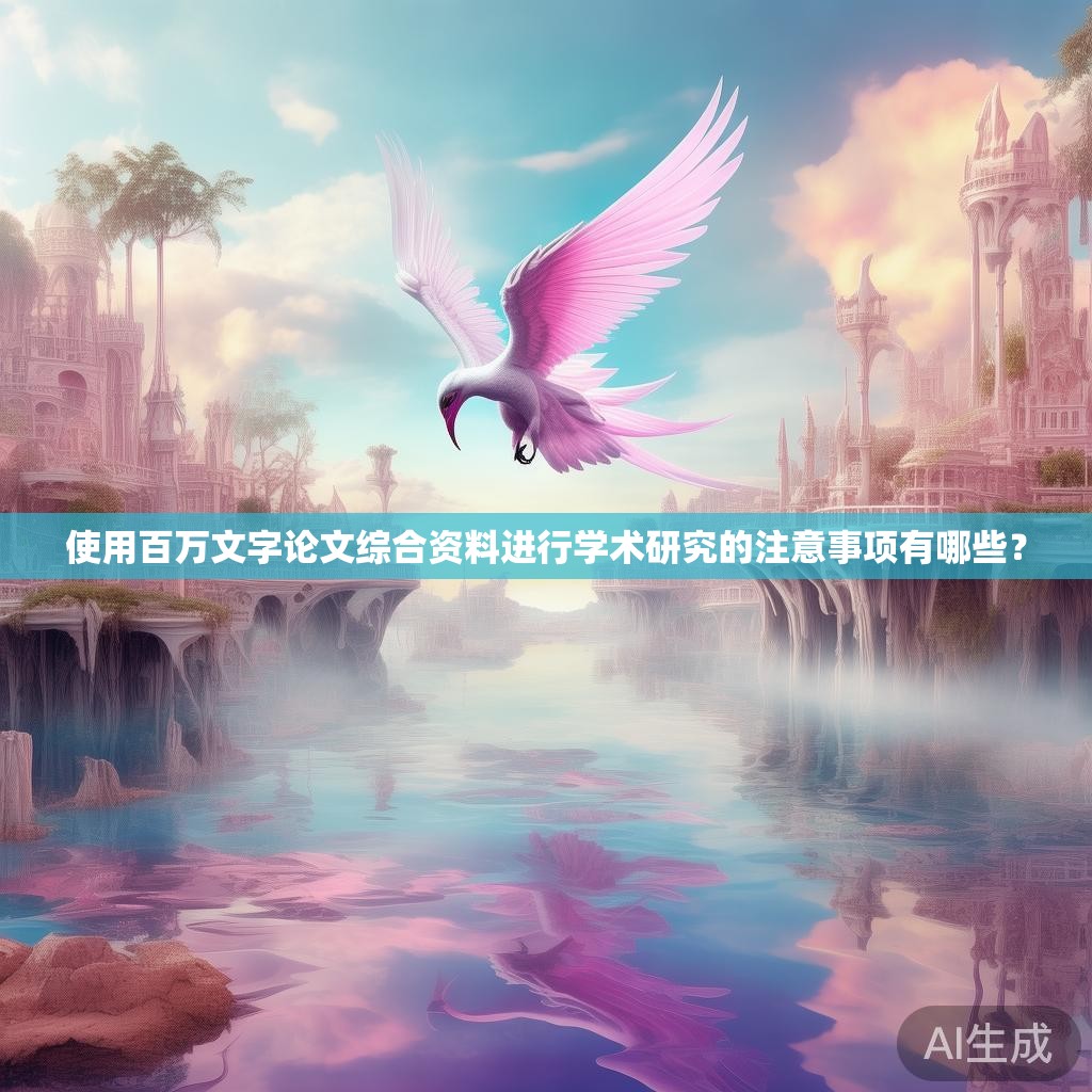 使用百万文字论文综合资料进行学术研究的注意事项有哪些？