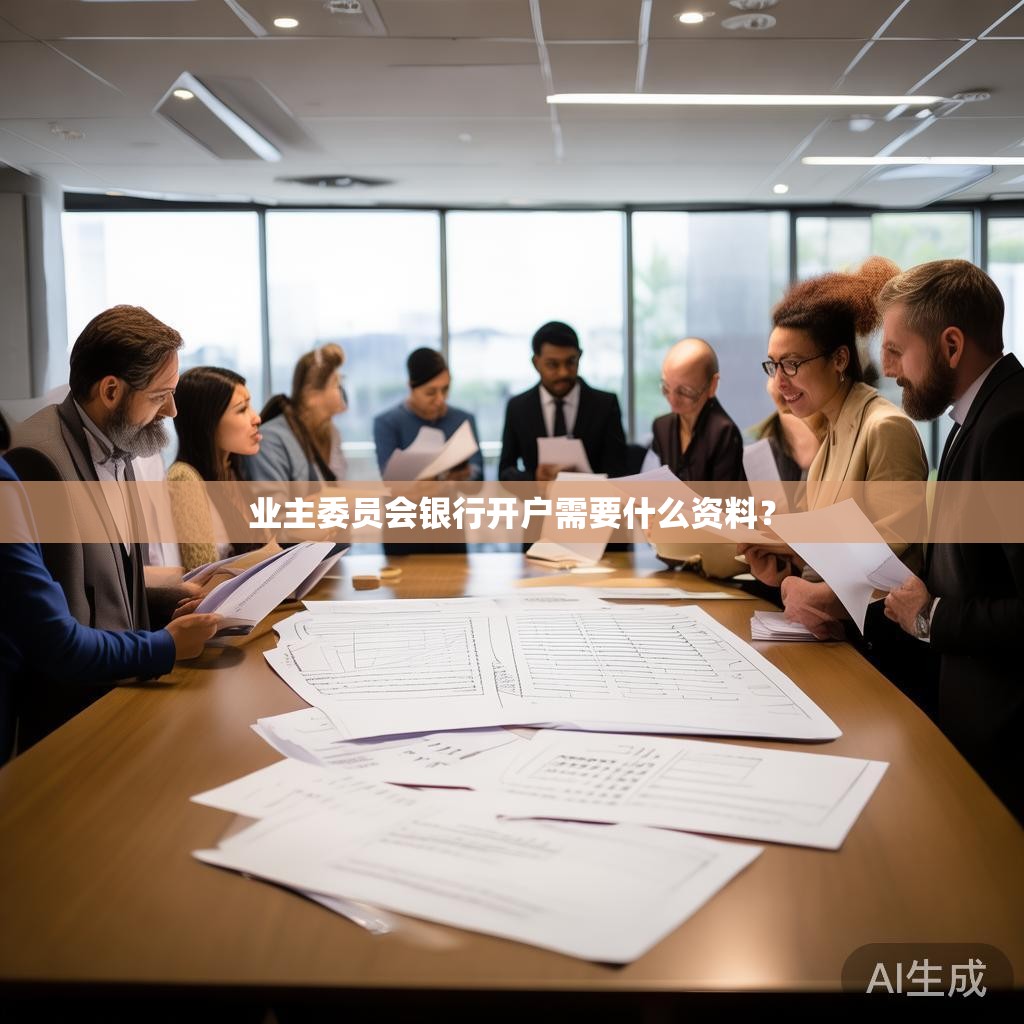 业主委员会银行开户需要什么资料？