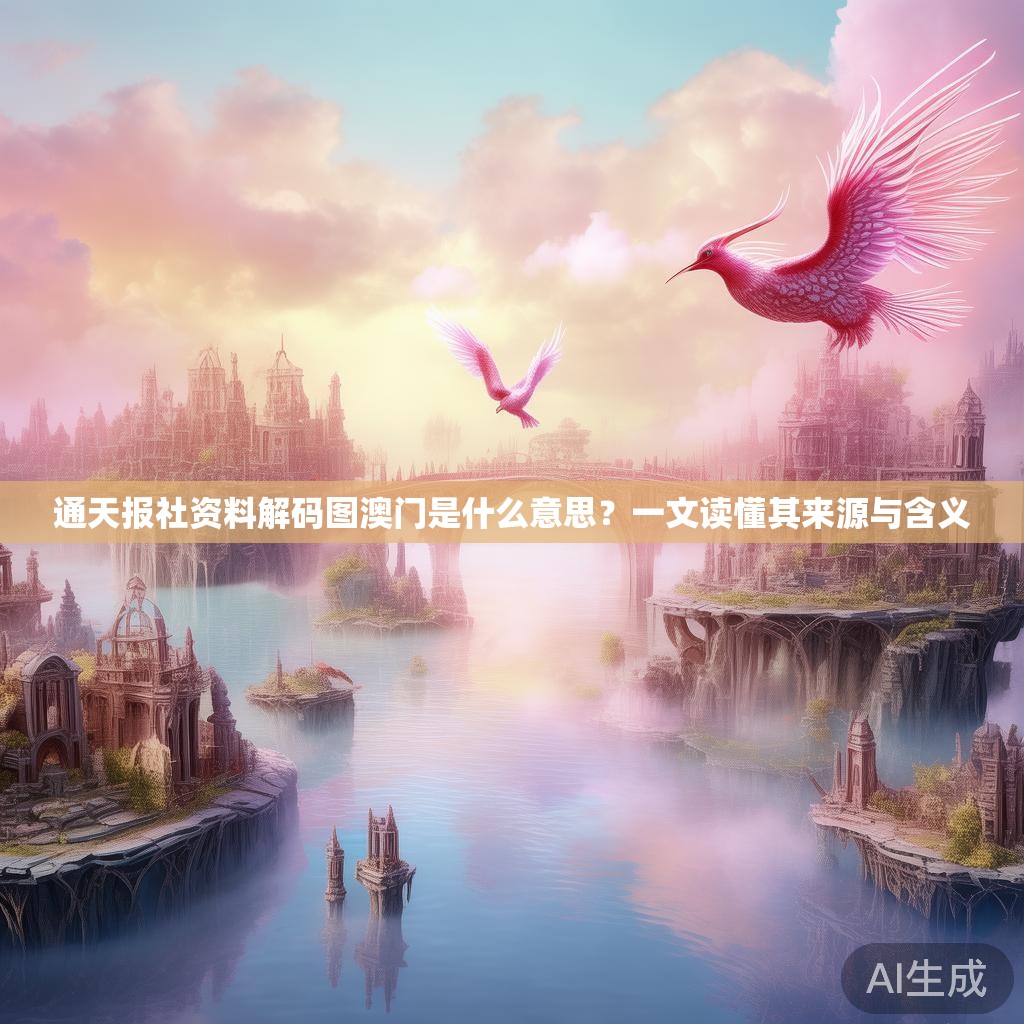 通天报社资料解码图澳门是什么意思？一文读懂其来源与含义