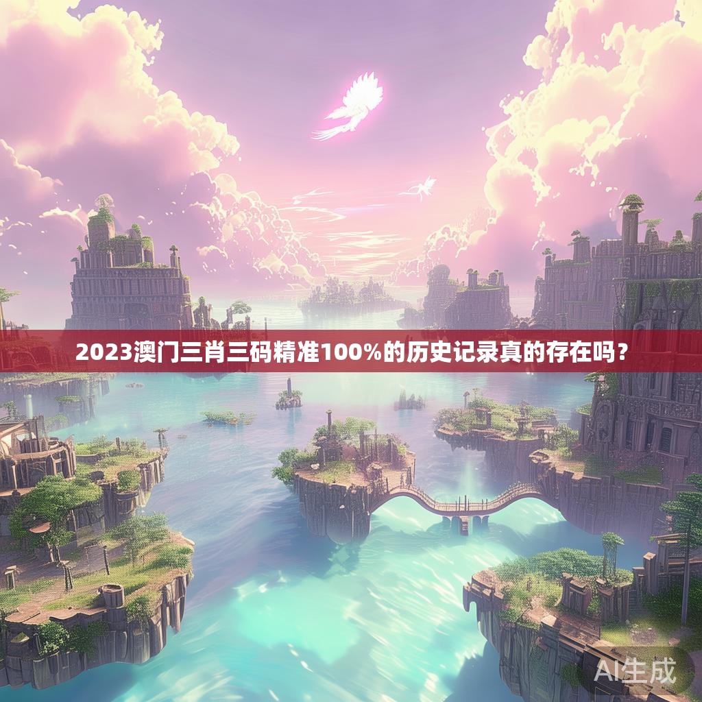 2023澳门三肖三码精准100%的历史记录真的存在吗？