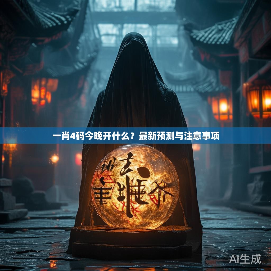 一肖4码今晚开什么？最新预测与注意事项