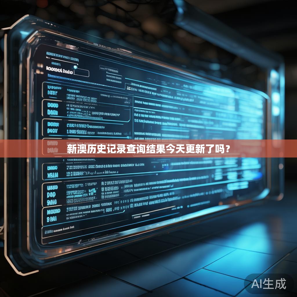 新澳历史记录查询结果今天更新了吗？
