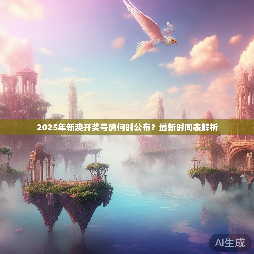 2025年新澳开奖号码何时公布?最新时间表解析 2025年新澳开奖号码何时公布?最新时间表解析