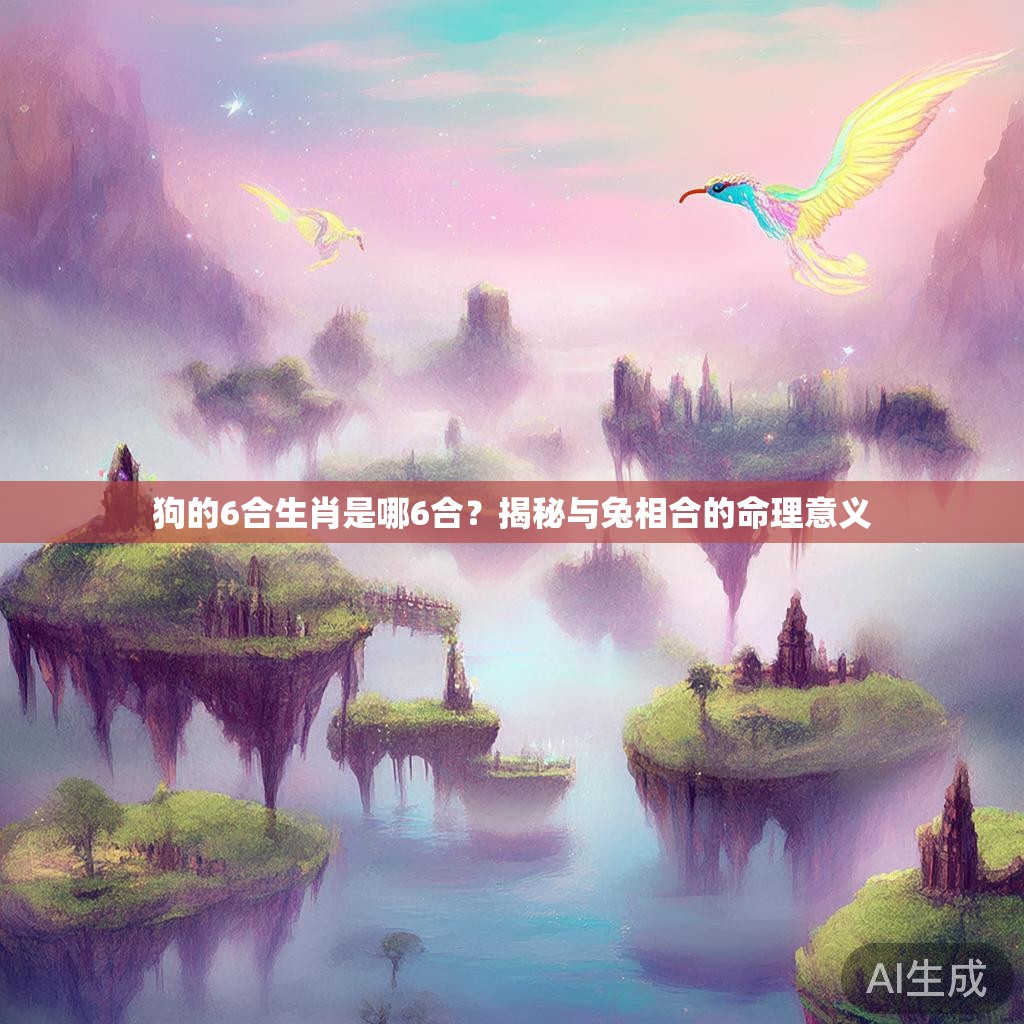 狗的6合生肖是哪6合？揭秘与兔相合的命理意义
