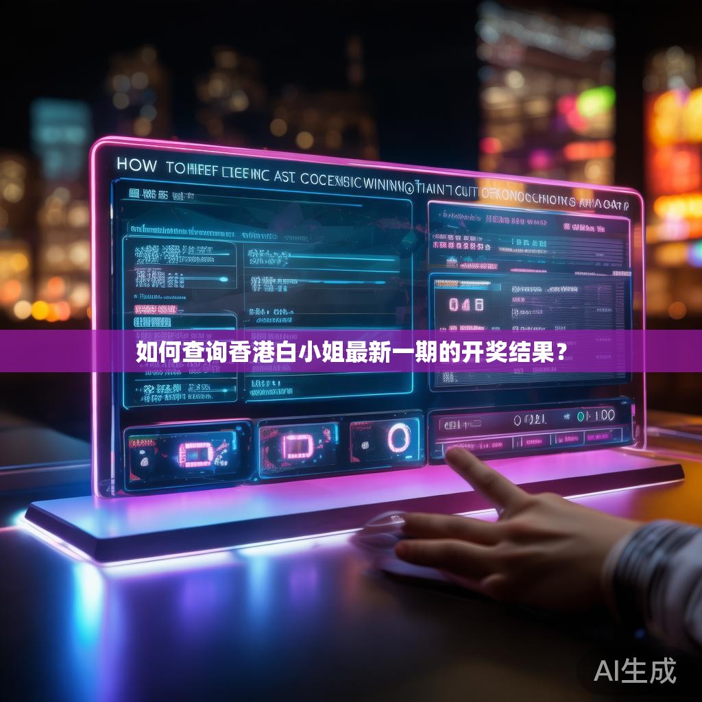如何查询香港白小姐最新一期的开奖结果？
