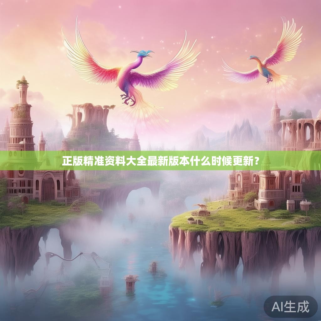 正版精准资料大全最新版本什么时候更新？
