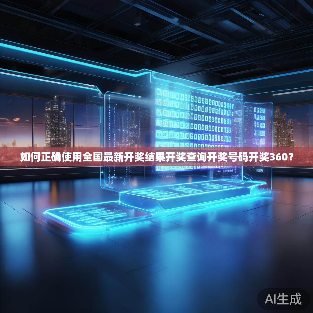 如何正确使用全国最新开奖结果开奖查询开奖号码开奖360？
