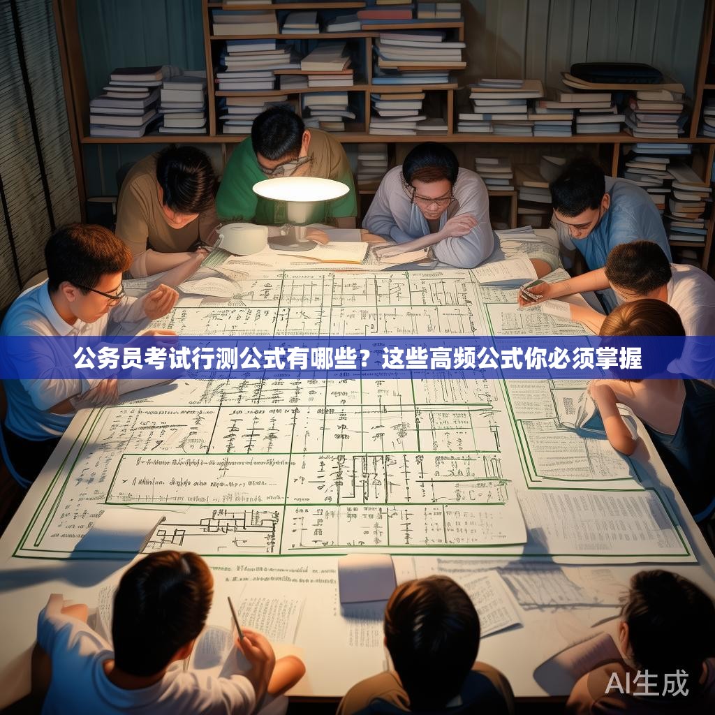 公务员考试行测公式有哪些？这些高频公式你必须掌握