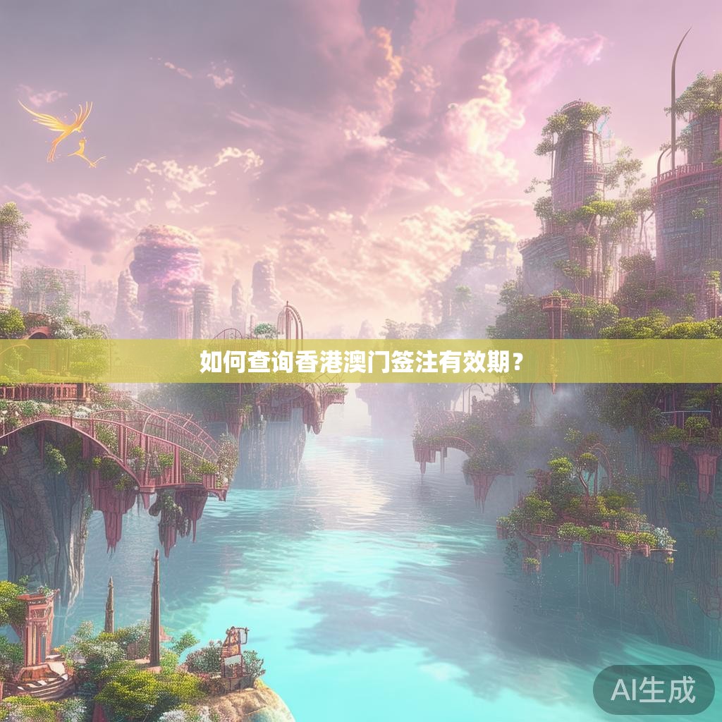 如何查询香港澳门签注有效期？