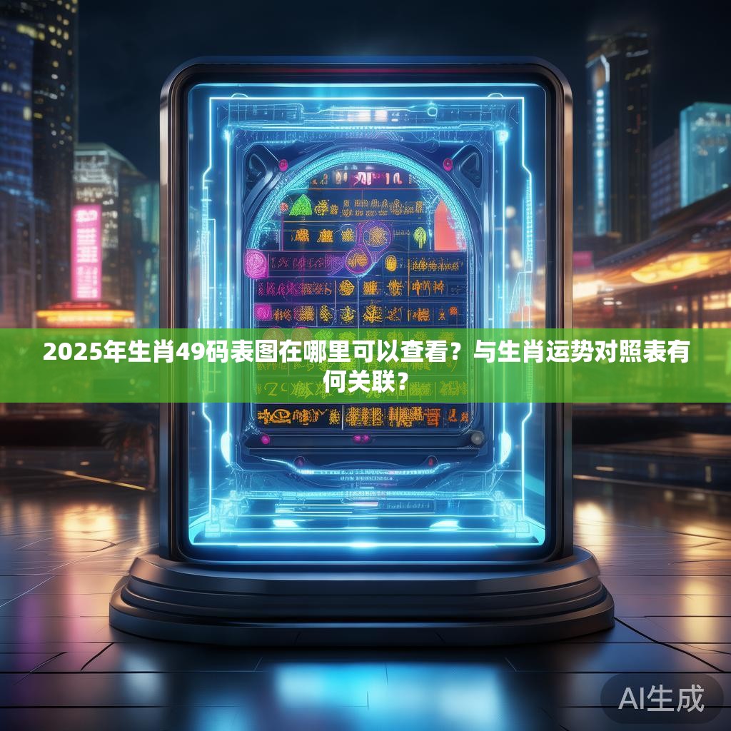 2025年生肖49码表图在哪里可以查看?与生肖运势对照表有何关联? 2025年生肖49码表图在哪里可以查看?与生肖运势对照表有何关联?