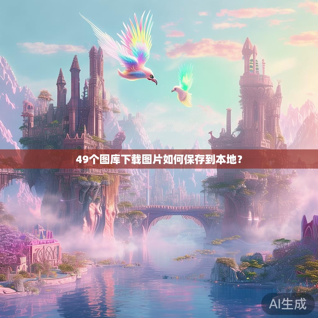 49个图库下载图片如何保存到本地？
