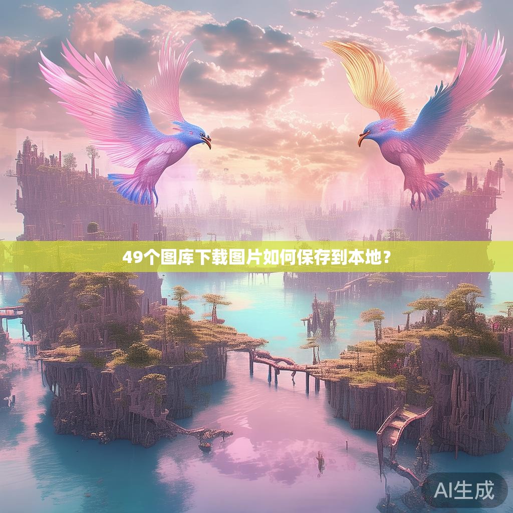 49个图库下载图片如何保存到本地？