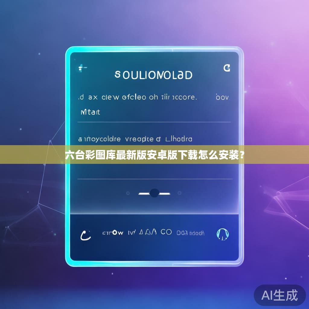 六台彩图库最新版安卓版下载怎么安装？