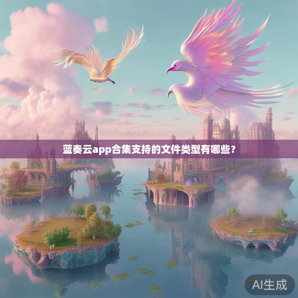 蓝奏云app合集支持的文件类型有哪些？