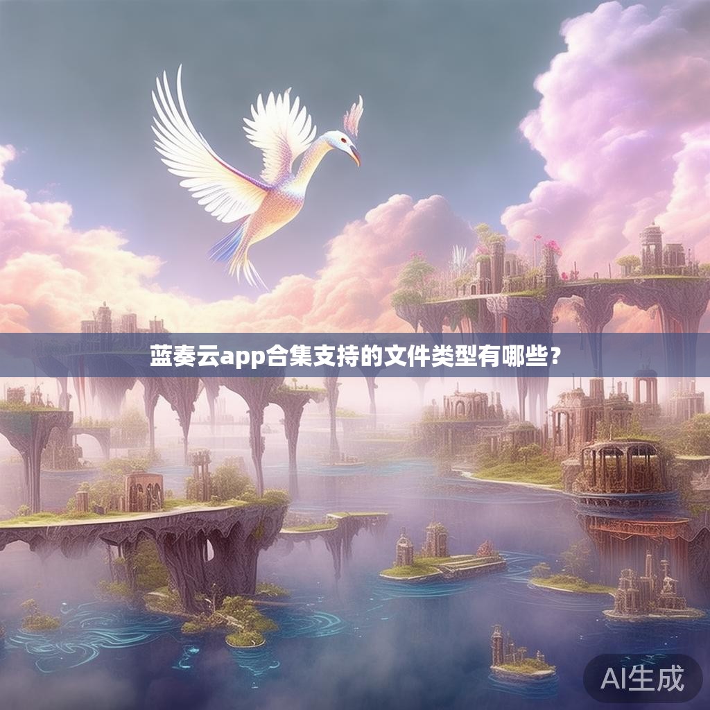 蓝奏云app合集支持的文件类型有哪些？