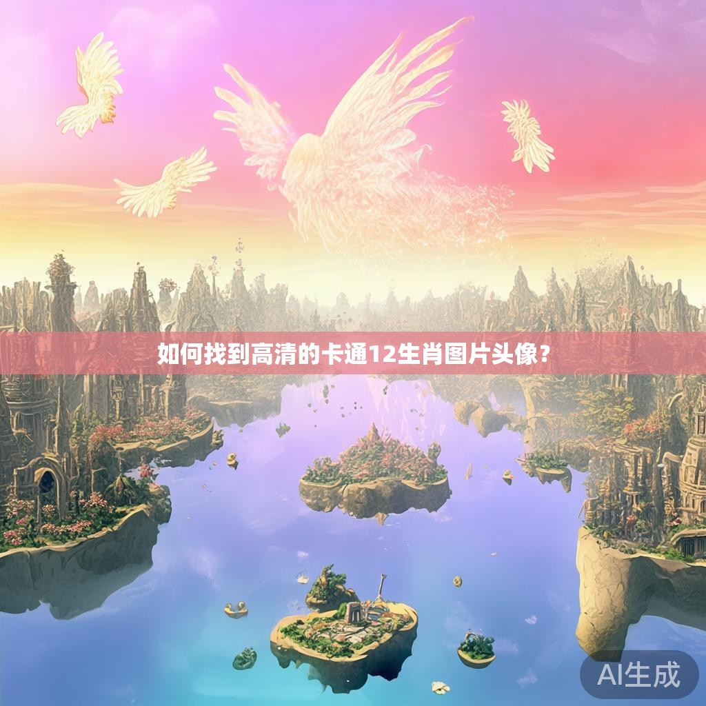 如何找到高清的卡通12生肖图片头像？