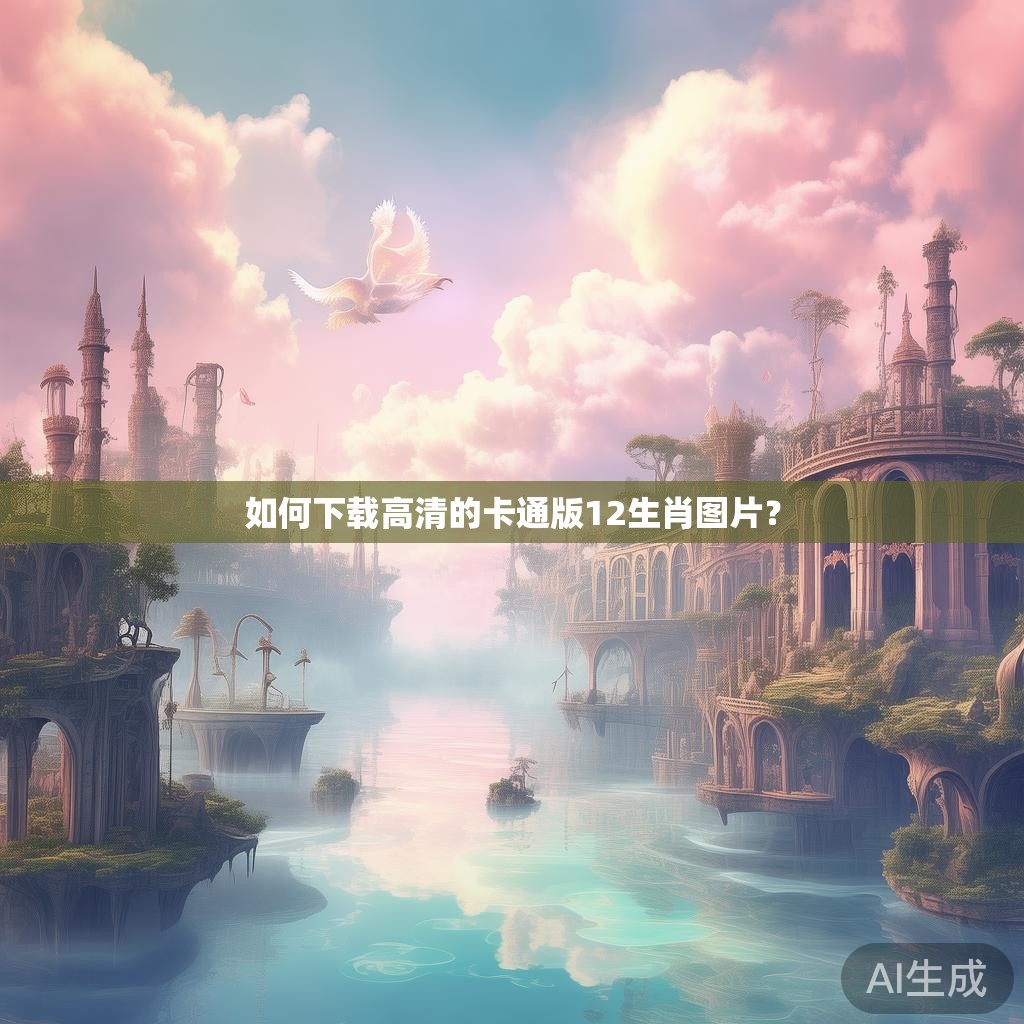 如何下载高清的卡通版12生肖图片？