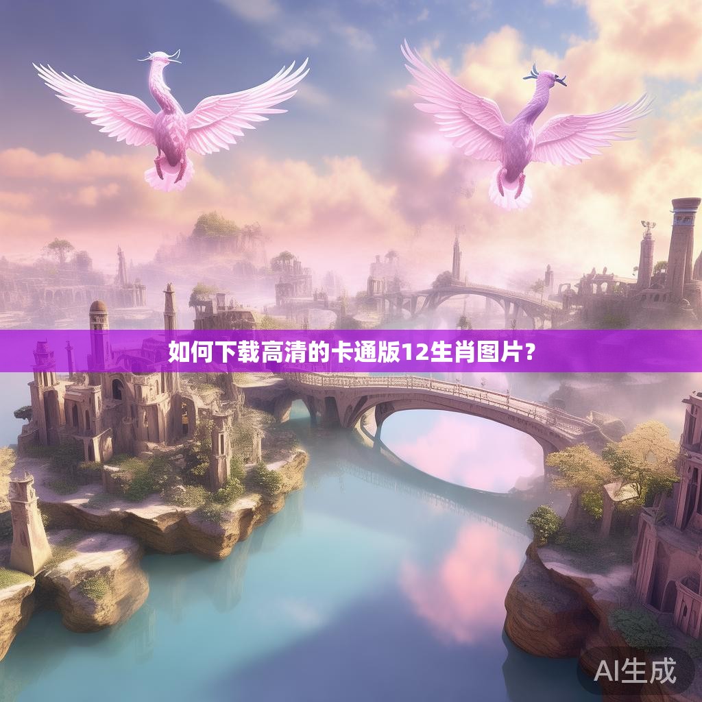 如何下载高清的卡通版12生肖图片？