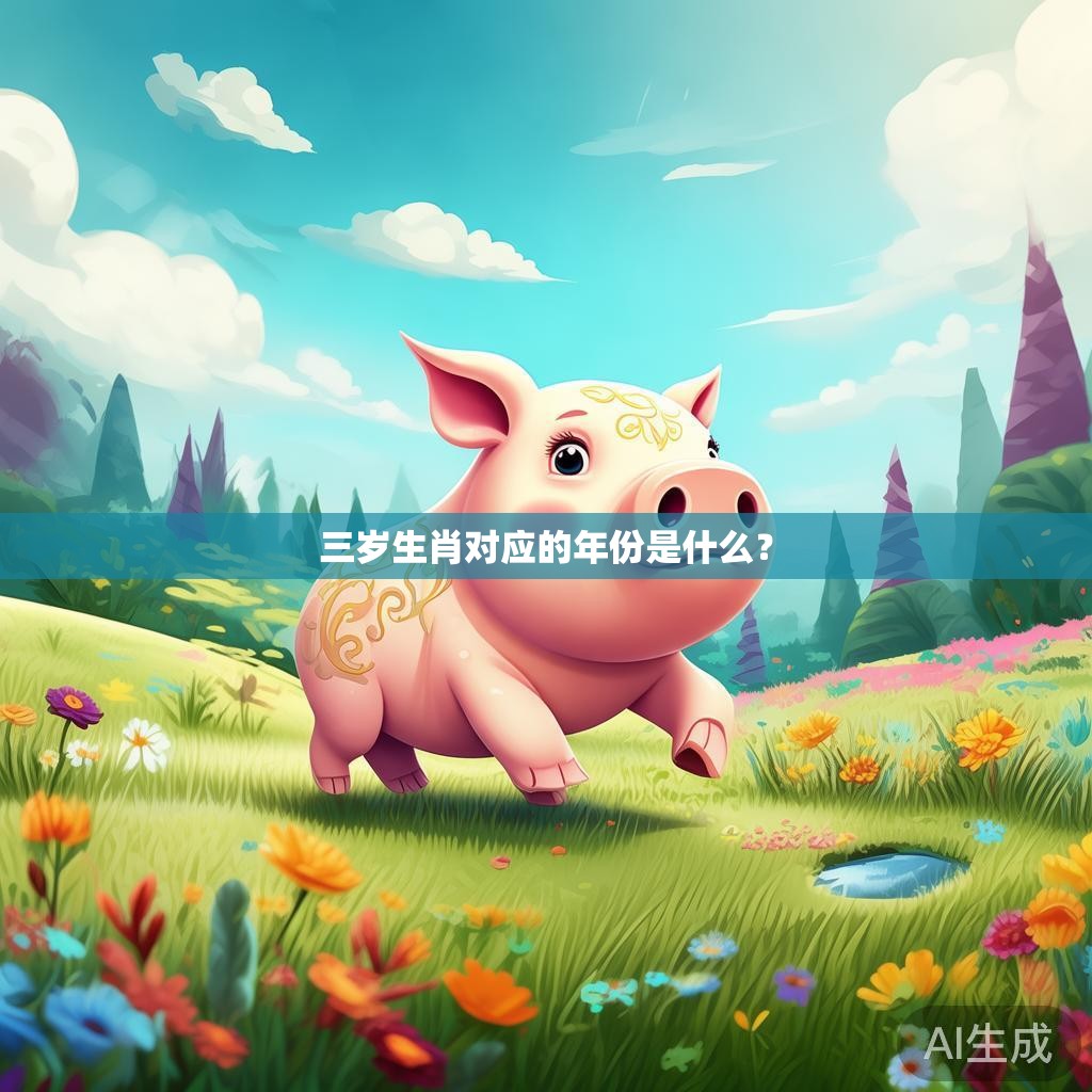 三岁生肖对应的年份是什么？