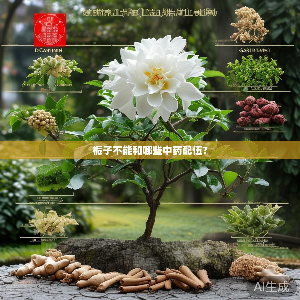 栀子不能和哪些中药配伍？