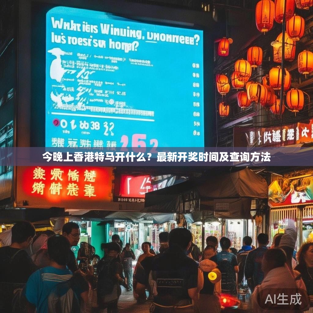 今晚上香港特马开什么？最新开奖时间及查询方法