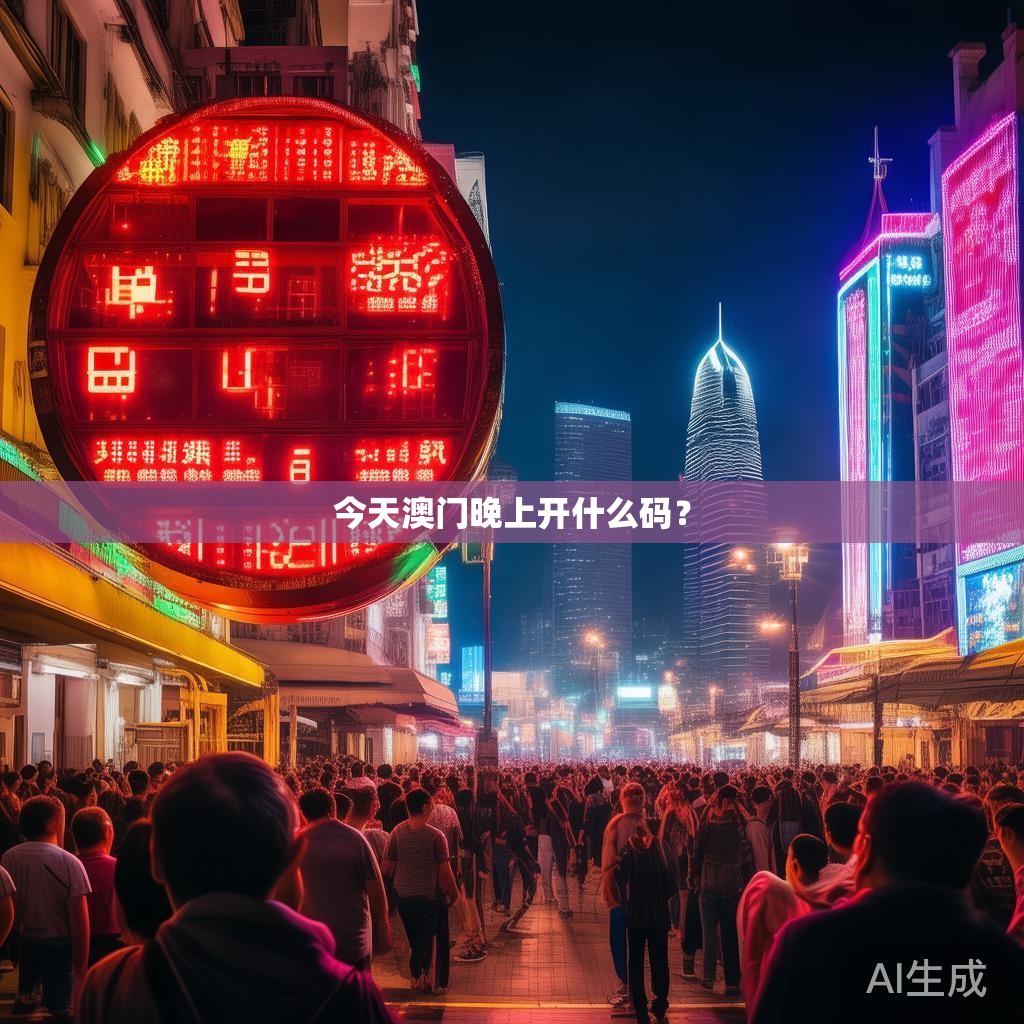今天澳门晚上开什么码？