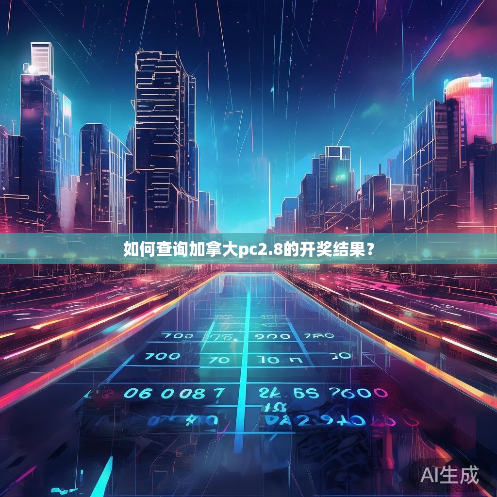 如何查询加拿大pc2.8的开奖结果？