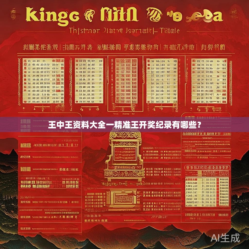 王中王资料大全一精准王开奖纪录有哪些？