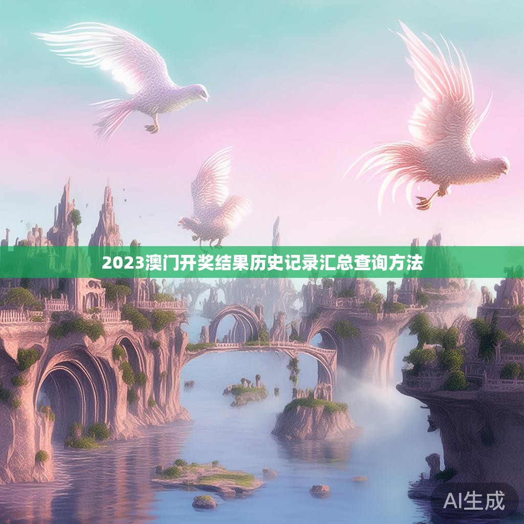 2023澳门开奖结果历史记录汇总查询方法