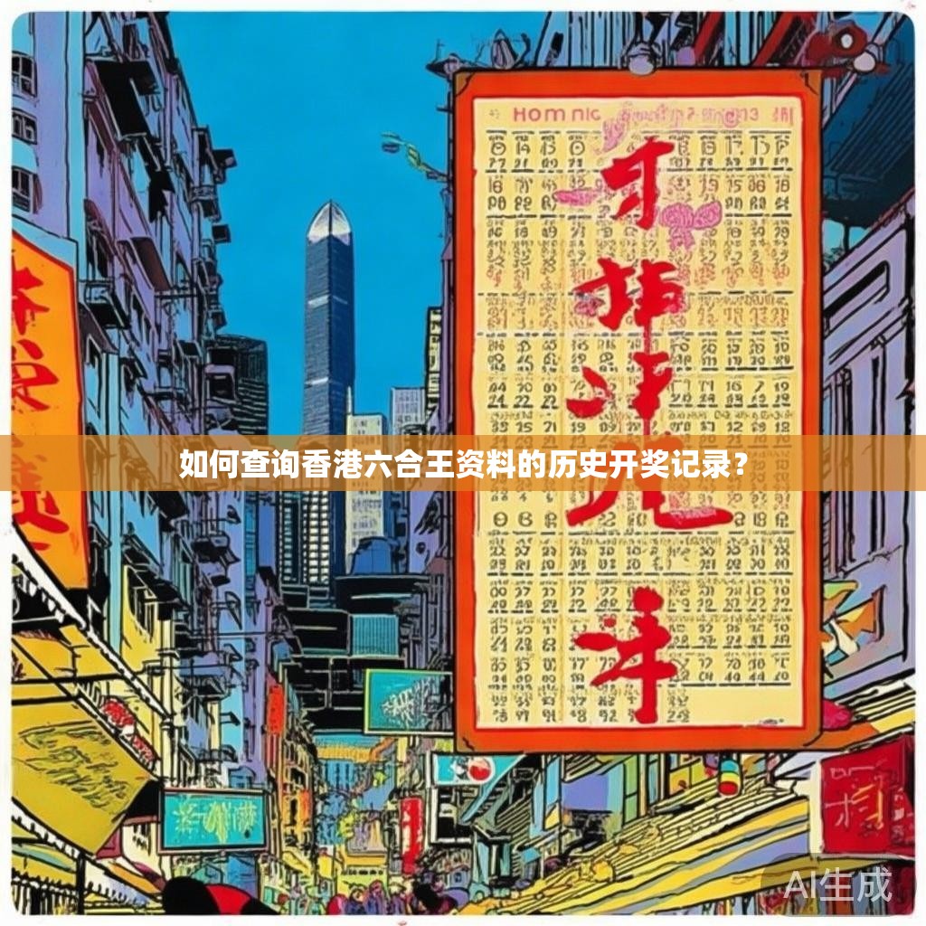 如何查询香港六合王资料的历史开奖记录？