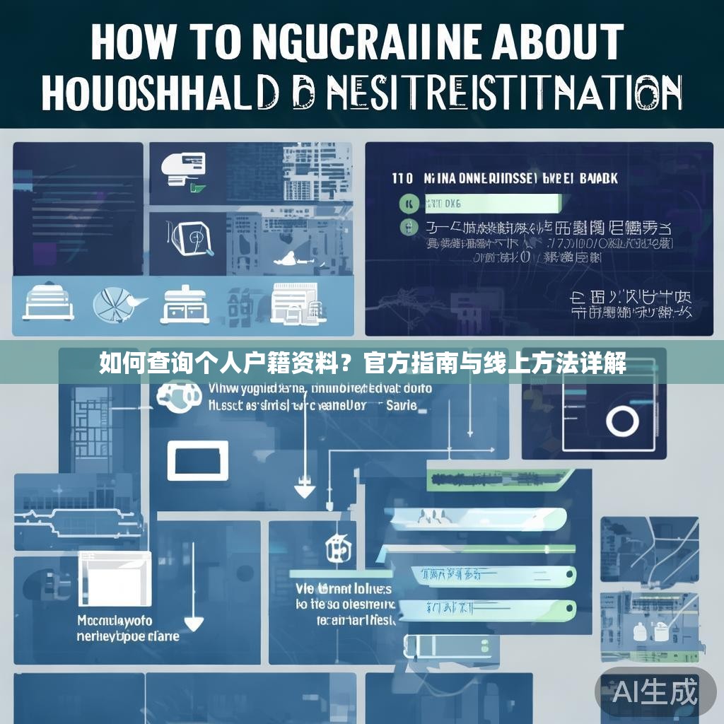 如何查询个人户籍资料?官方指南与线上方法详解 如何查询个人户籍资料?官方指南与线上方法详解