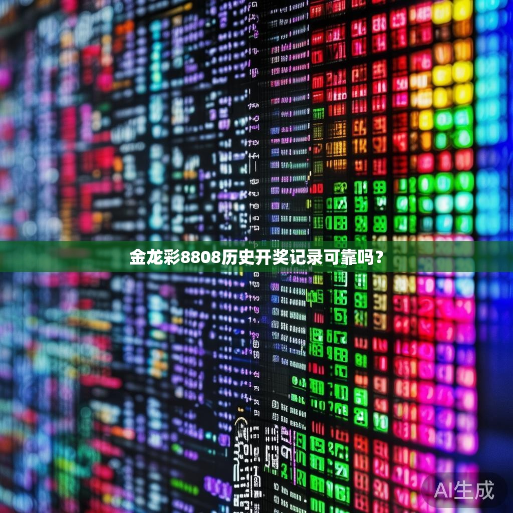 金龙彩8808历史开奖记录可靠吗？